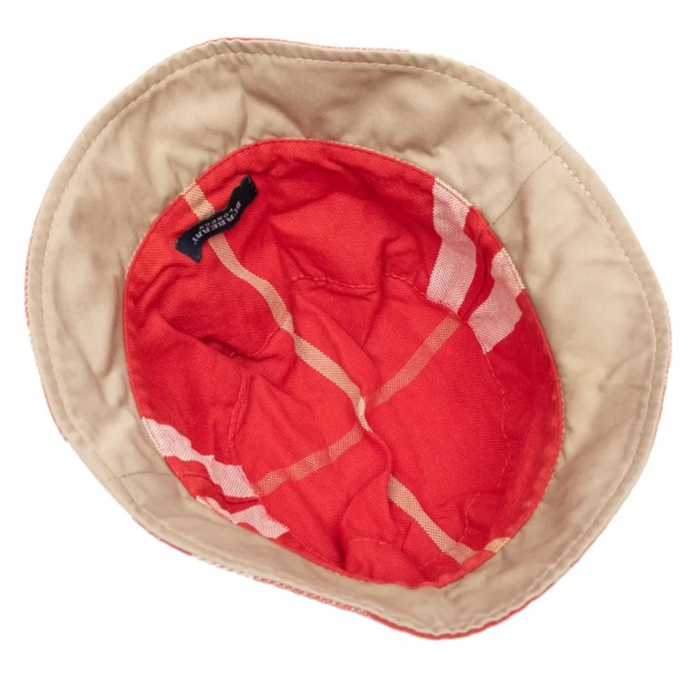 BURBERRY NOVA CHECK-TRIMMED BUCKET HAT - Picture 4 of 5